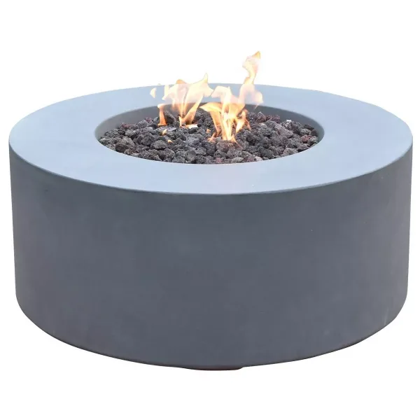 34" Outdoor Fire Pit Propane Table Backyard Patio Heater